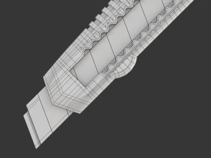 Paper Cutter Knife 3D Model