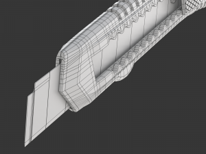 Paper Cutter Knife 3D Model