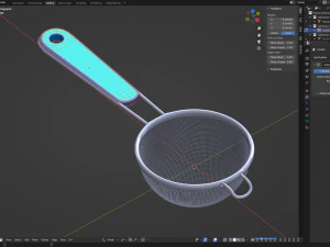 धातु छलनी 3D मॉडल