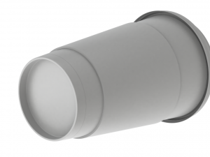 Takeout Coffee Cup with the Lid Modello 3D