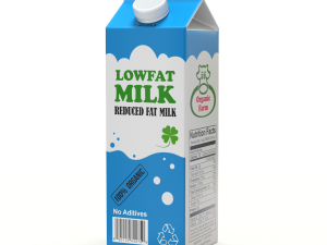 Milk Carton 3D Model