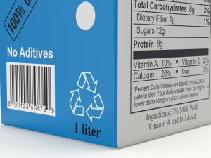Milk Carton Modelo 3D