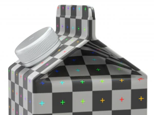 Milk Carton 3D Model