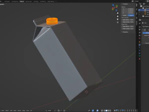 Milk Carton 3D Model