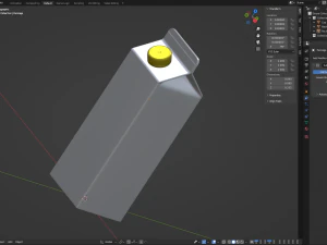 Milk Carton 3D Model