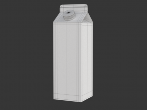 Milk Carton Modelo 3D