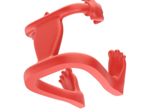 Printable Cartoonish Mobile Holder 3D Print Model