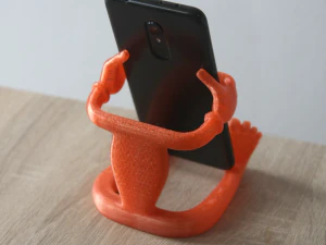Printable Cartoonish Mobile Holder 3D Print Model