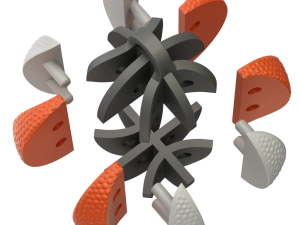 Printable Basketball For Keychain 3Dプリントモデル