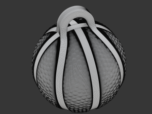 Printable Basketball For Keychain 3Dプリントモデル