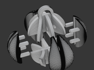 Printable Basketball For Keychain 3Dプリントモデル