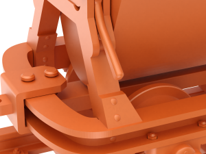 Printable Mining Cart 3D 프린트 모델