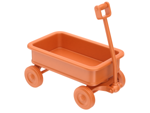 Printable Child Wagon Toy 3D Print Model