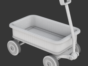 Printable Child Wagon Toy 3D Baskı Modeli