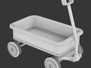 Printable Child Wagon Toy 3D Print Model