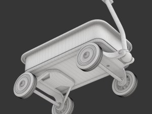 Printable Child Wagon Toy 3D Baskı Modeli
