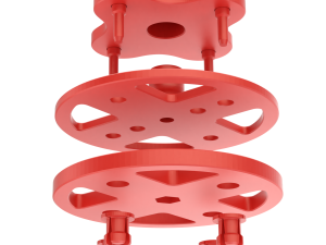 Printable Centering Orbital Sandpaper Tool Modelo de impresión 3D