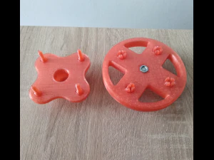 Printable Centering Orbital Sandpaper Tool 3D Print Model
