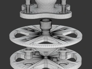 Printable Centering Orbital Sandpaper Tool 3D Print Model