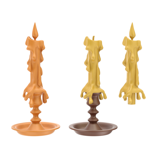 Printable Candle 3D Принт Модель .c4d .max .obj .3ds .fbx .stl .blend 