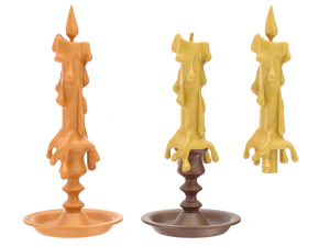 可打印蜡烛 3D 打印模型