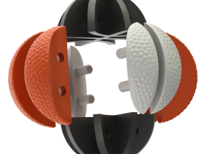 Printable Basketball 3D 打印模型