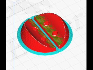 Printable Basketball 3D 打印模型