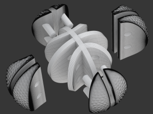 Printable Basketball 3D 打印模型
