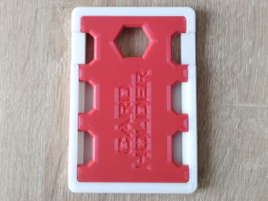 Printable Credit Card Holder 3D Print Model