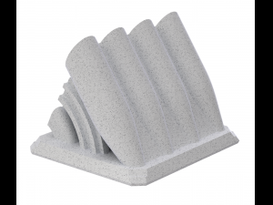 Printable Sweeping Text Plate With Pen Holder Modello di stampa 3D