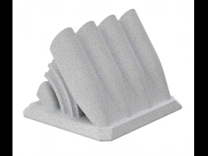 Printable Sweeping Text Plate With Pen Holder 3D Print Model