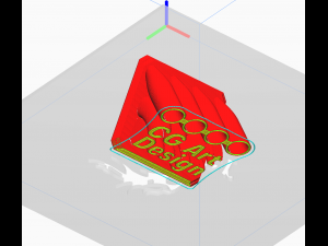 Printable Sweeping Text Plate With Pen Holder Modello di stampa 3D