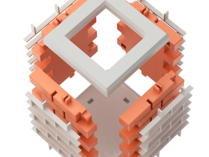 Printable Chimney Pen Holder 3D Print Model