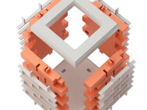 Printable Chimney Pen Holder 3D Print Model
