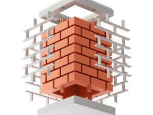 Printable Chimney Pen Holder 3D Print Model