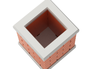 Printable Chimney Pen Holder 3D Print Model