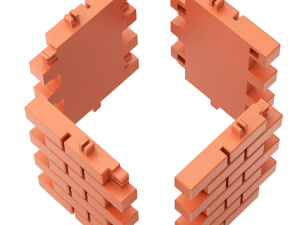 Printable Chimney Pen Holder 3D Print Model