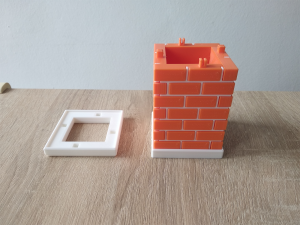 Printable Chimney Pen Holder 3D Print Model