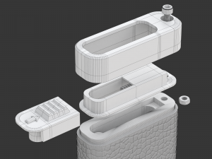 Printable Cigarette Case 3D Принт Модель