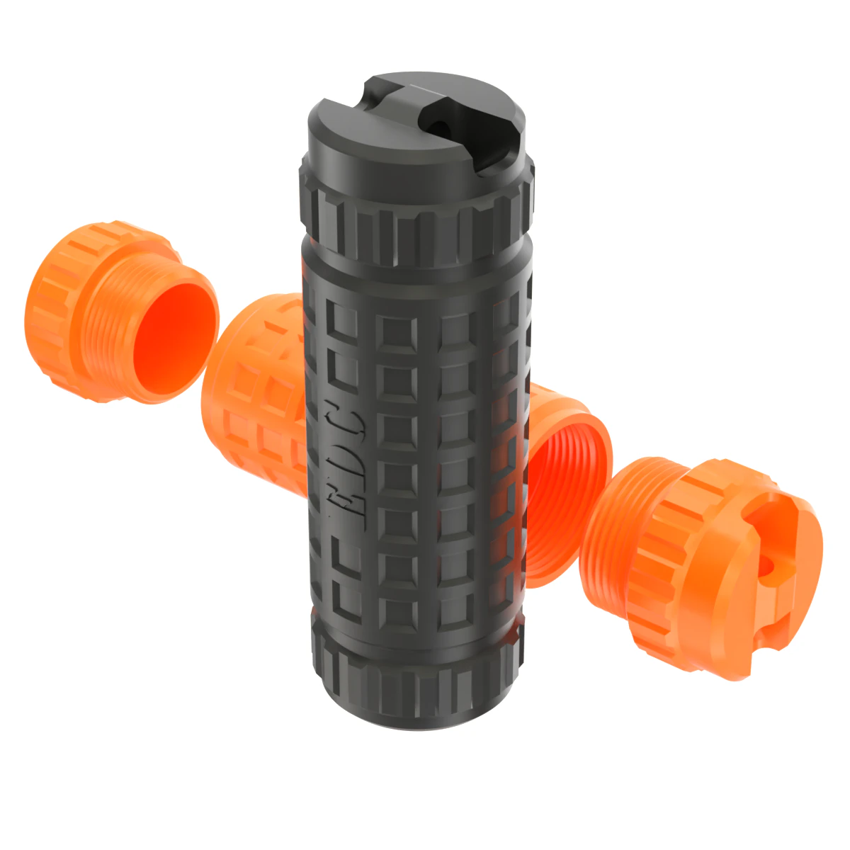 Printable EDC Capsule V1 3D Print Model .c4d .max .obj .3ds .fbx .stl .blend 
