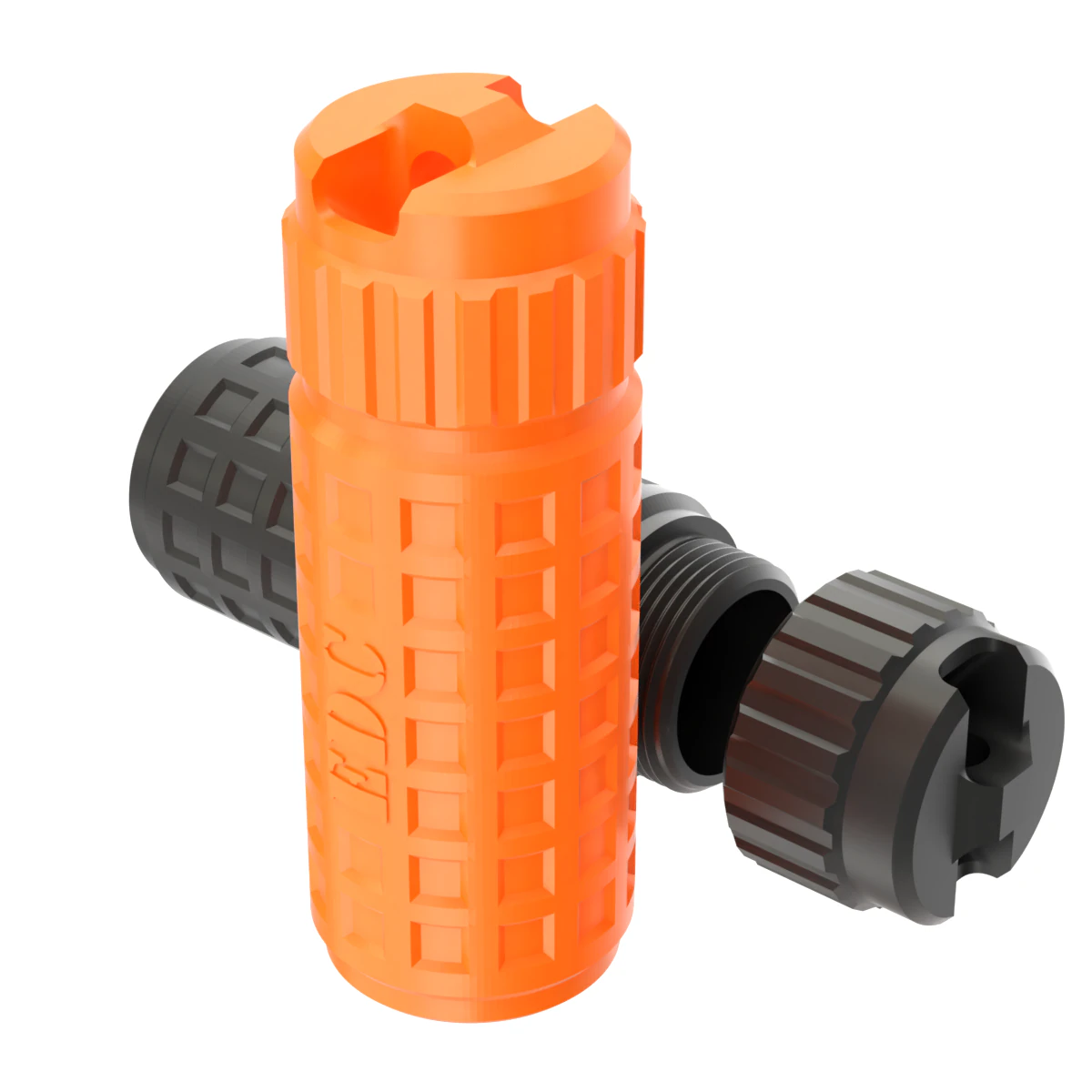 Afdrukbare EDC-capsule V2 3D printmodel .c4d .max .obj .3ds .fbx .stl .blend 