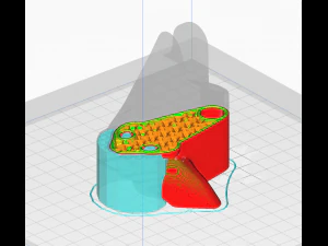 Printable Eyeglass Pen Holder 3D Print Model