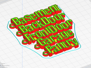 Printable House Locks Keychains 3D Принт Модель