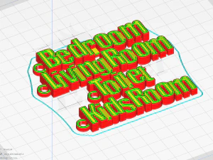 Printable House Locks Keychains 3D Print Model