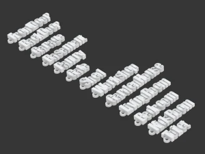 Printable House Locks Keychains 3D Print Model