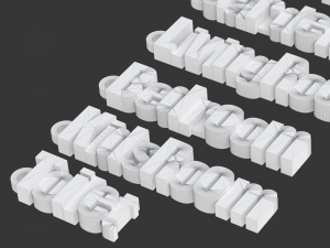 Printable House Locks Keychains 3D Принт Модель