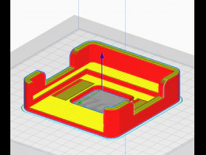 Printable Sticky Note Holder 3D Print Model