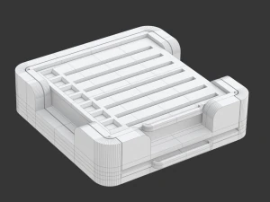 Printable Sticky Note Holder 3D Print Model