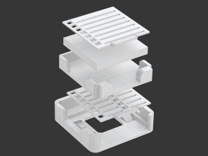 Printable Sticky Note Holder 3D Baskı Modeli