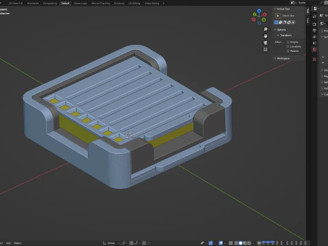 Printable Sticky Note Holder 3D Print Model
